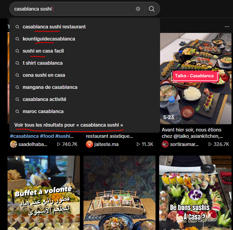 TikTok Search SEO