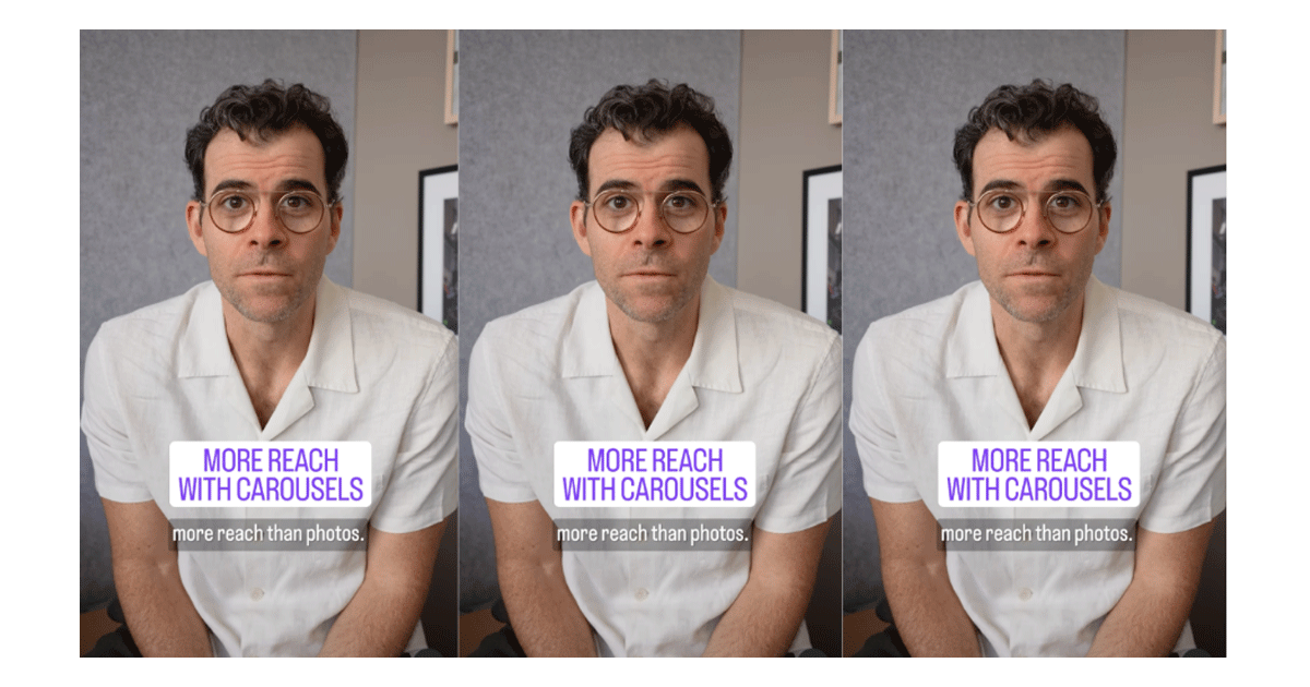 Adam Mosseri directeur Instagram Comment Instagram booste les carrousels