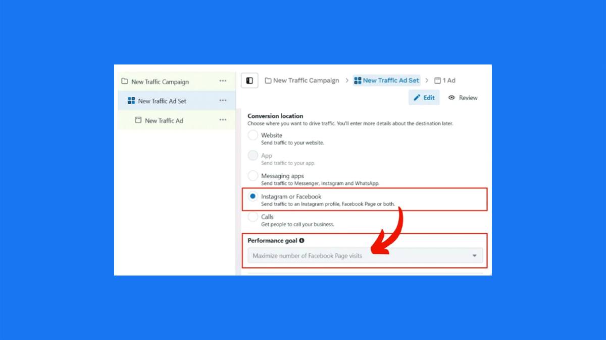 Meta permet désormais de promouvoir et diriger du trafic vers les Pages Facebook via Facebook Ads
