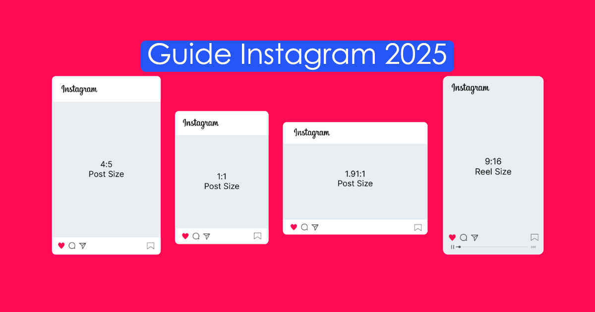 Les dimensions et specs des images et vidéos sur Instagram en 2025