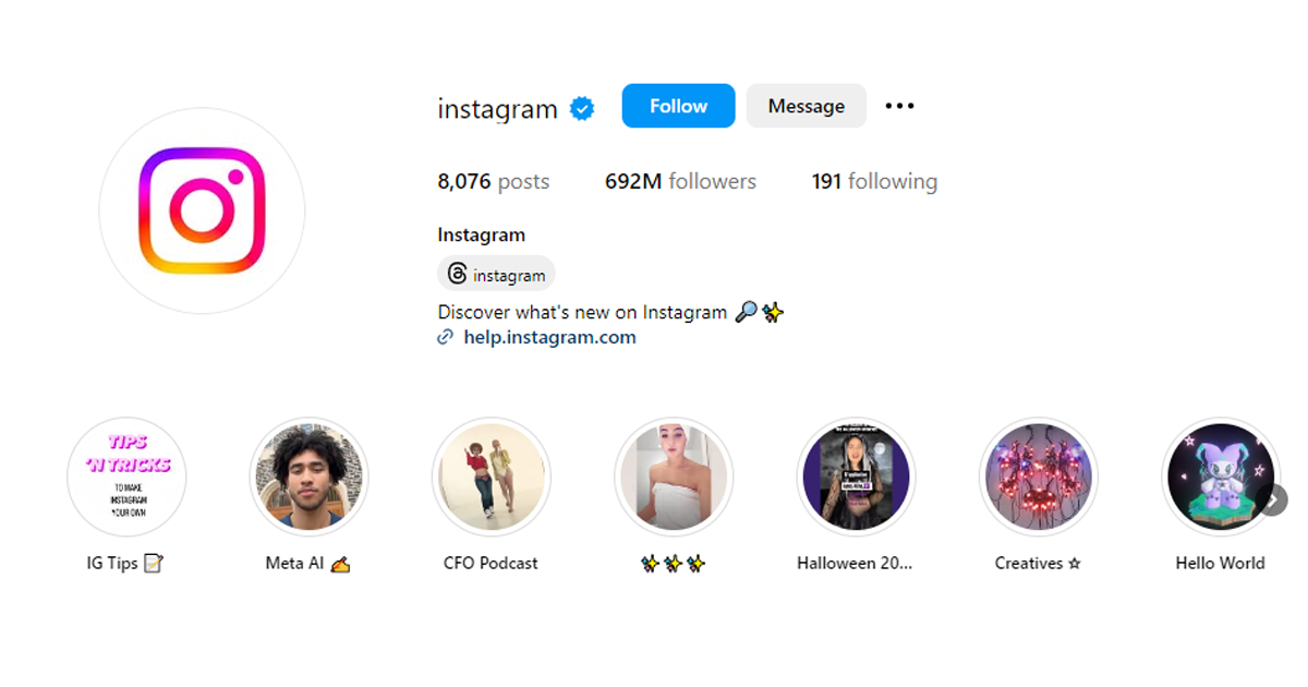 Instagram permet à Google et Bing d&rsquo;indexer les publications publiques des comptes professionnels